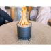 Solo Stove Mesa XL 7 Inch Round Stainless Steel Wood Burning Tabletop Fire Pit   Gunmetal