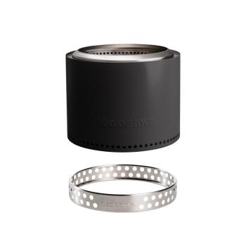 Solo Stove Bonfire 19 Inch Round Stainless Steel Wood Burning Fire Pit with Stand 2 0 Version Ash350