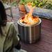 Solo Stove Bonfire 19 Inch Round Stainless Steel Wood Burning Fire Pit with Stand   2