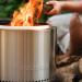Solo Stove Bonfire 19 Inch Round Stainless Steel Wood Burning Fire Pit with Stand   2