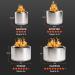 Solo Stove Bonfire 19 Inch Round Stainless Steel Wood Burning Fire Pit with Stand   2