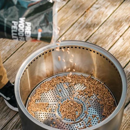 Solo Stove Stainless Steel Fire Pit Pellet Adapter for Canyon Wood Burning Fire Pits