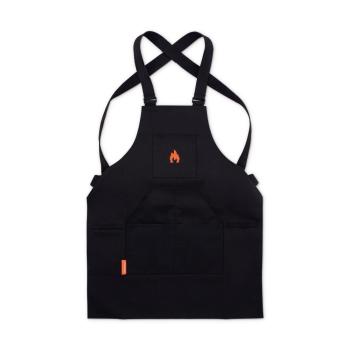 Solo Stove Black Canvas Grilling Apron with Pockets 1350