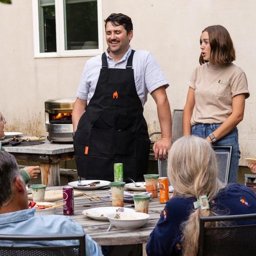 Solo Stove Black Canvas Grilling Apron with Pockets