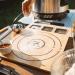 Solo Stove 23 Inch Bamboo Pi Prep Board with 3 Topping Containers