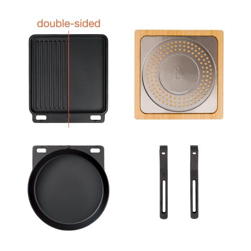 Solo Stove 3 Piece Pi Cast Iron Cookware Set
