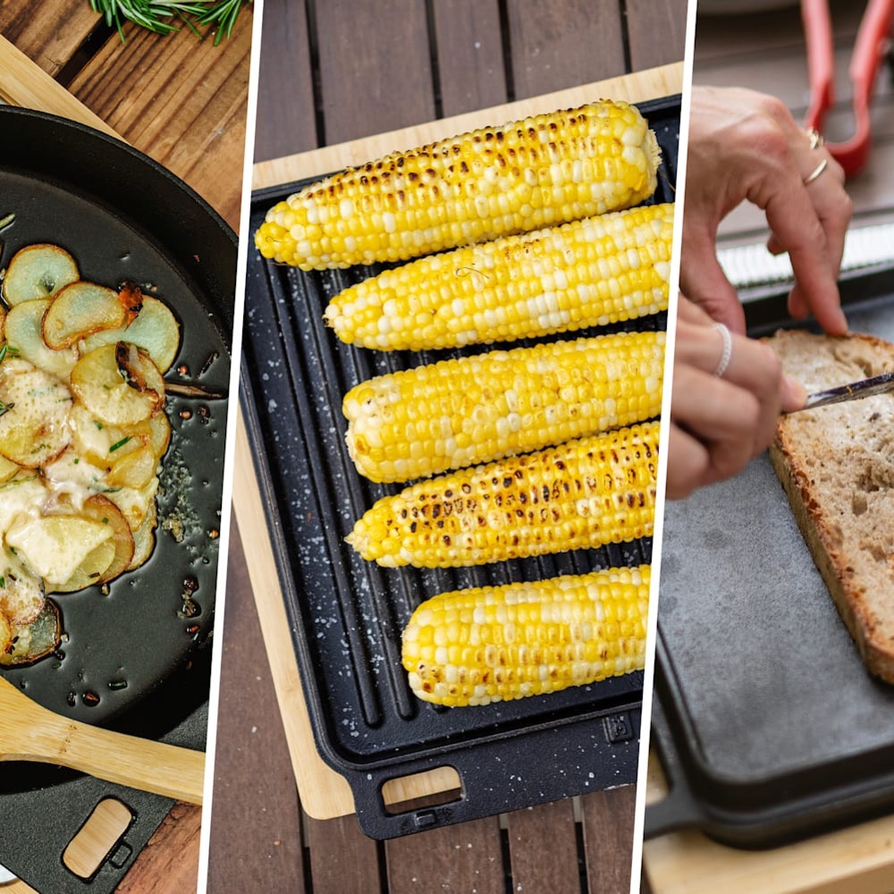 Solo Stove 3 Piece Pi Cast Iron Cookware Set
