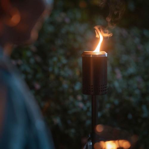 Solo Stove Mesa Torch 52 Inch Steel Backyard Torchlight with Ground Stake