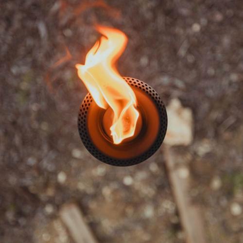 Solo Stove Mesa Torch 52 Inch Steel Backyard Torchlight with Ground Stake