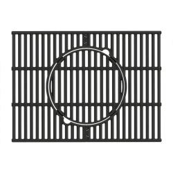 Monument Grills 24 x 17 7 Inch Multifunction Cast Iron Grate for D605 Gas Grill 01250