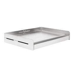 Little Griddle Sizzle Q Full Size 18 Inch x 13 Inch Stainless Steel BBQ Griddle SQ180 Angled View250