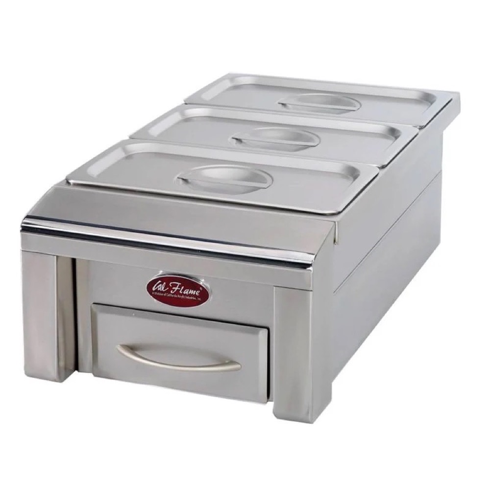 Cal Flame 12 Inch Drop In Food Warmer