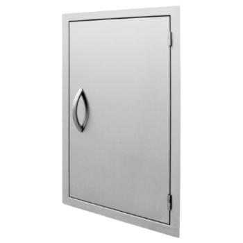 Cal Flame 20 Inch Stainless Steel Reversible Hinged Tall Vertical Single Access Door BBQ15832 32350