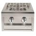 Artisan 18 Inch 55000 BTU Built In Propane Gas Power Burner with Wok Ring  and  Stainless Steel Lid