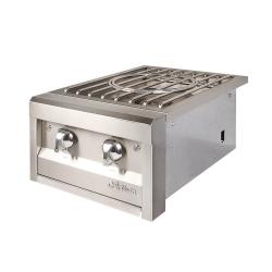 Artisan 18 Inch 55 000 BTU Built In Gas Power Burner with Wok Ring Angle250