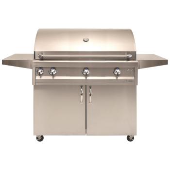 Artisan Professional 42 Inch 3 Burner Freestanding Gas Grill with Rear Infrared Burner350