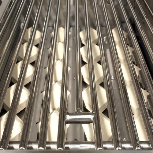 Artisan Professional 42 Inch 3 Burner Freestanding Natural Gas Grill with Rear Infrared Burner