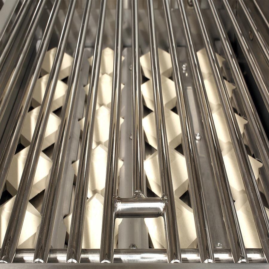 Artisan Professional 42 Inch 3 Burner Freestanding Natural Gas Grill with Rear Infrared Burner