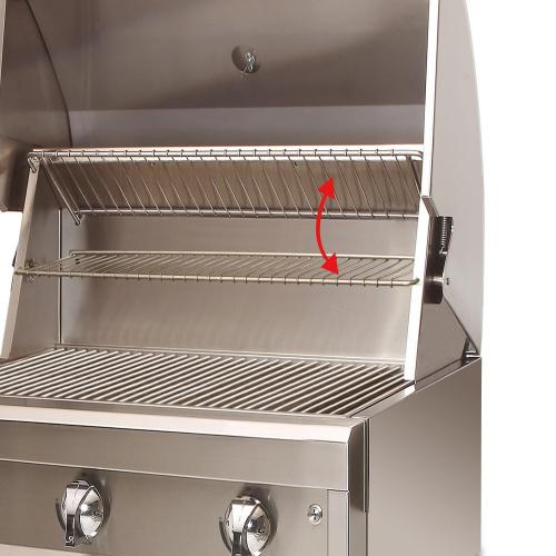 Artisan Professional 42 Inch 3 Burner Freestanding Natural Gas Grill with Rear Infrared Burner