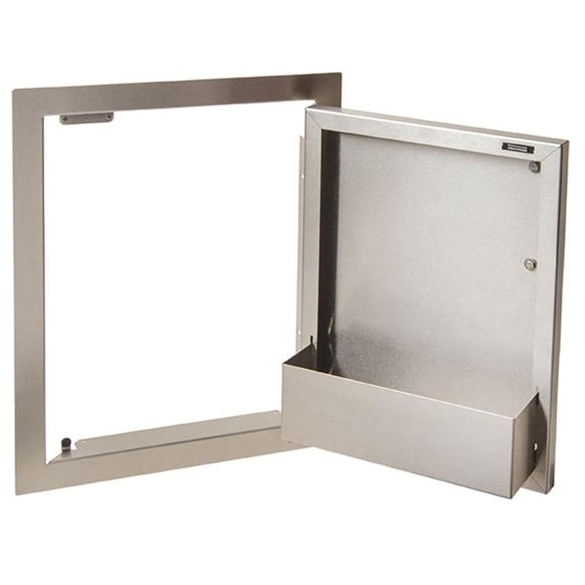 Artisan Stainless Steel Single Interior Door Bin For 32 Inch Double Access Door