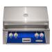 Alfresco Grills ALXE 30 Inch 2 Burner Built In Propane Gas Grill with Rear Infrared Burner Ultramarine Blue ALXE 30 LP S500275