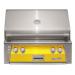 Alfresco Grills ALXE 30 Inch 2 Burner Built In Propane Gas Grill with Rear Infrared Burner Traffic Yellow ALXE 30 LP S102375