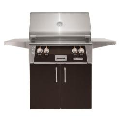Alfresco Grills ALXE 30 Inch 2 Burner Freestanding Propane Gas Grill with Rear Infrared Burner Jet Black Matte ALXE 30C LP SM9005250