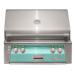 Alfresco Grills ALXE 30 Inch 2 Burner Built In Propane Gas Grill with Sear Zone and Rear Infrared Burner Light Green ALXE 30SZ LP S6027 75