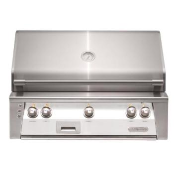 Alfresco Grills ALXE 36 Inch 3 Burner Built In Natural Gas Grill with Rear Infrared Burner Signal White Matte ALXE 36 NG SM9003350
