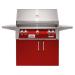 Alfresco Grills ALXE 36 Inch 3 Burner Freestanding Propane Gas Grill with Rear Infrared Burner Carmine Red ALXE 36C LP S300275