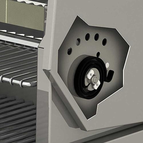 Alfresco Grills ALXE 36 Inch 3 Burner Freestanding Natural Gas Grill with Sear Zone and Rear Infrared Burner   Signal Grey