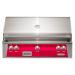 Alfresco Grills ALXE 42 Inch 3 Burner Built In Propane Gas Grill with Rear Infrared Burner Raspberry Red ALXE 42 LP S302775