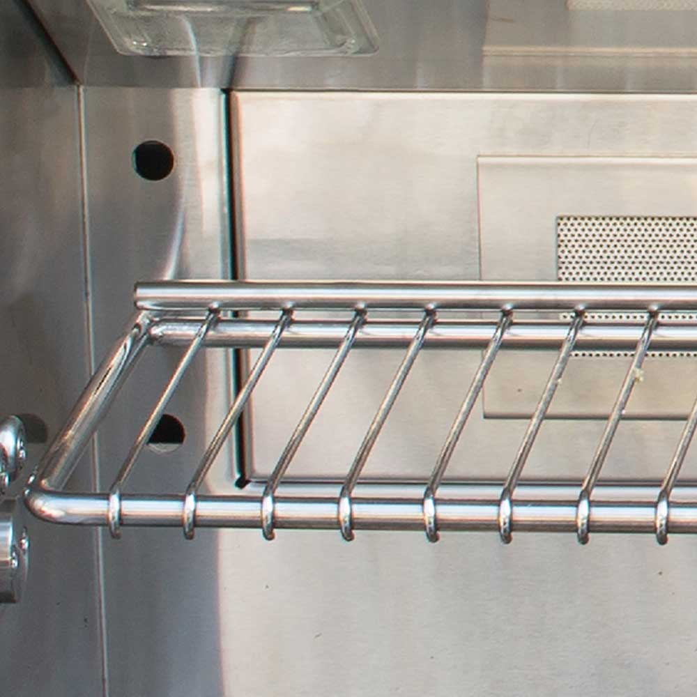 Alfresco Grills ALXE 42 Inch 3 Burner Built In Natural Gas Grill with Sear Zone and Rear Infrared Burner   Traffic Yellow