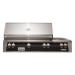 Alfresco Grills ALXE 56 Inch 3 Burner Built In Natural Gas Grill with Rear Infrared Burner and Side Burner   Jet Black Gloss