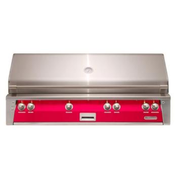 Alfresco Grills ALXE 56 Inch 4 Burner Built In Propane Gas Grill with Sear Zone and Rear Infrared Burner Raspberry Red ALXE 56BFG LP S3027350
