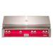 Alfresco Grills ALXE 56 Inch 4 Burner Built In Propane Gas Grill with Sear Zone and Rear Infrared Burner    Raspberry Red