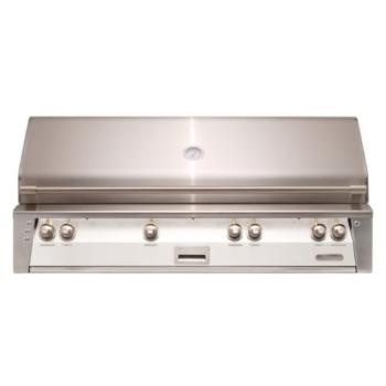 Alfresco Grills ALXE 56 Inch 4 Burner Built In Natural Gas Grill with Sear Zone and Rear Infrared Burner Signal White Gloss ALXE 56BFG NG S9003350