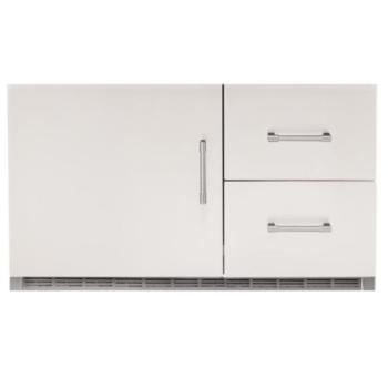 Alfresco Grills 42 Inch 7 25 Cu Ft Capacity Outdoor Rated Built In Under Grill Refrigerator Signal White Gloss ARXE 42 S9003350