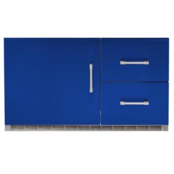 Alfresco Grills 42 Inch 7 25 Cu Ft Capacity Outdoor Rated Built In Under Grill Refrigerator Ultramarine Blue ARXE 42 S5002350