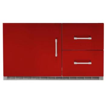 Alfresco Grills 42 Inch 7 25 Cu Ft Capacity Outdoor Rated Built In Under Grill Refrigerator Carmine Red ARXE 42 S3002350