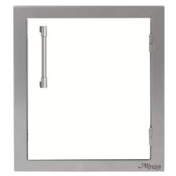 Alfresco Grills 17 Inch Stainless Steel Right Hinged Vertical Single Access Door Signal White Matte AXE 17R 01 SM9003250
