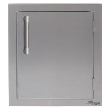 Alfresco Grills 17 Inch Stainless Steel Right Hinged Vertical Single Access Door Signal Grey AXE 17R 01 S7004 350