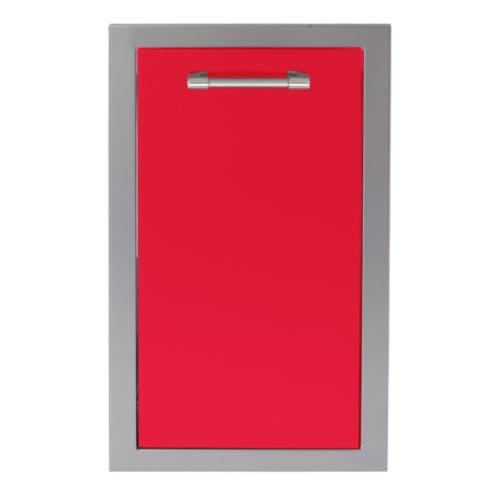 Alfresco Grills 18 Inch Stainless Steel Flush Mount Roll Out Propane Tank Storage Drawer   Raspberry Red