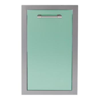 Alfresco Grills 18 Inch Stainless Steel Flush Mount Roll Out Propane Tank Storage Drawer Light Green AXE 18LPTDR SC S6027350