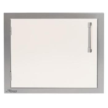 Alfresco Grills 23 Inch Stainless Steel Left Hinged Vertical Single Access Door Signal White Gloss AXE 23L 01 S9003350
