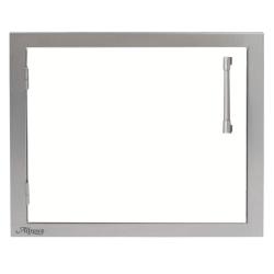 Alfresco Grills 23 Inch Stainless Steel Left Hinged Vertical Single Access Door Signal White Matte AXE 23L 01 SM9003250
