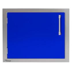 Alfresco Grills 23 Inch Stainless Steel Left Hinged Vertical Single Access Door Ultramarine Blue AXE 23L 01 S5002250