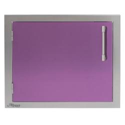 Alfresco Grills 23 Inch Stainless Steel Left Hinged Vertical Single Access Door Blue Lilac AXE 23L 01 S4005250