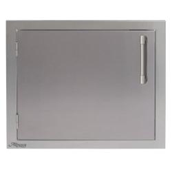 Alfresco Grills 23 Inch Stainless Steel Left Hinged Vertical Single Access Door Signal Grey AXE 23L 01 S7004250