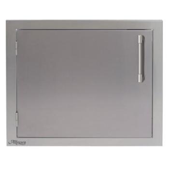 Alfresco Grills 23 Inch Stainless Steel Left Hinged Vertical Single Access Door Signal Grey AXE 23L 01 S7004350